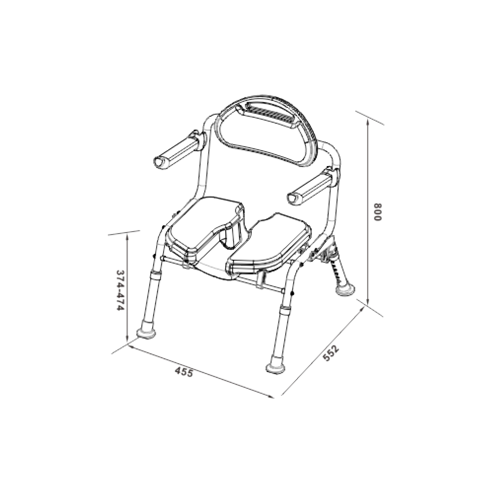41-2-YJL-8933-10 洗澡椅