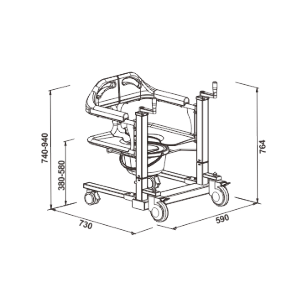 4-2-YJL-8950-1 手摇式移位机