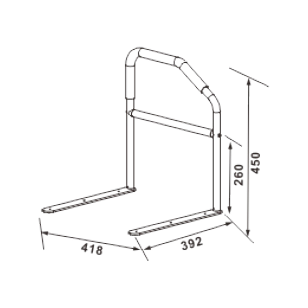 5-2-YJL-8960-3 床边护栏